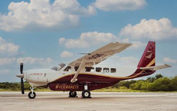 Cessna 208 Grand Caravan opera os voos para fazenda em Cairu - Reprodução/Abaeté