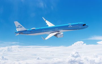 A aeronave fará voos de curta e média distância no velho continente - KLM/Divulgação