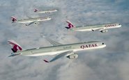 Há exatamente dois anos, a Qatar Airways iniciou uma disputa judicial com a Airbus sobre a qualidade da pintura das aeronaves - Divulgação