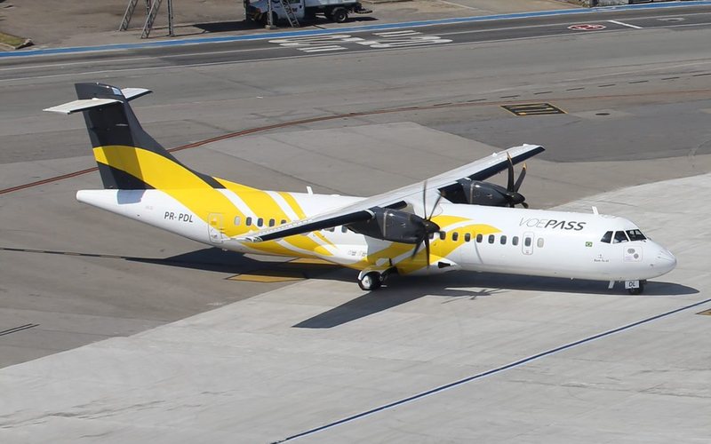 A Voepass mantém acordo de compartilhamento de voos (codeshare) com a Latam Airlines no Brasil - Divulgação.