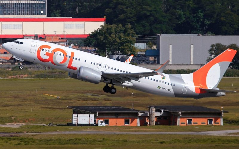 Boeing 737 MAX 8 decola do aeroporto de Guarulhos, que será a principal porta de entrada do codeshare - Guilherme Amâncio