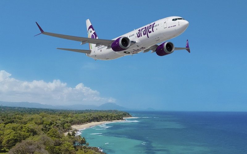 A Arajet faz três voos semanais da República Dominicana para o Brasil - Divulgação.