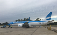 Os Boeing 737 MAX da Aerolíneas Argentinas estão configurados com 170 assentos - Divulgação