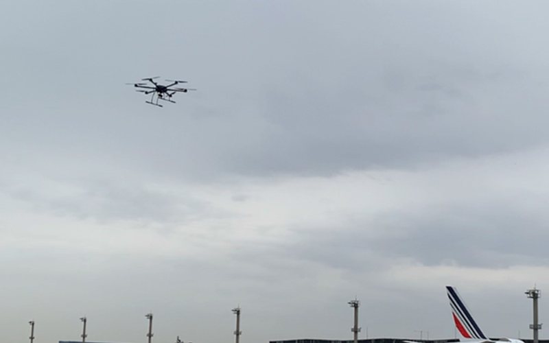 Drones fabricados na China visam aumentar a segurança e a proteção do meio ambiente - GRU Airport/Divulgação