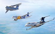 Estão previstas as entregas de até oitenta aviões comerciais e de até 135 aviões executivos até dezembro - Divulgação