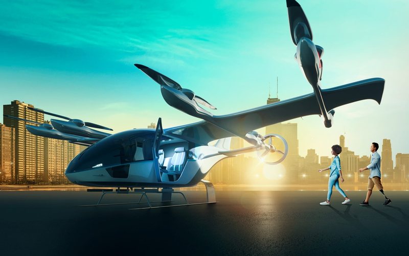As primeiras operações comerciais dos eVTOL da Eve estão previstas para 2026 - Eve Air Mobility/Divulgação