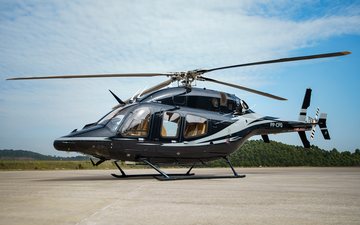 O helicóptero Bell 429 estará disponível para fretamento, pacote de horas e também para a venda de cotas compartilhadas - Amaro Aviation