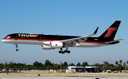 Boeing 757 de Donald Trump colidiu com avião executivo após o pouso