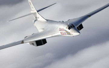Imagem Bombardeiros russos realizam voo de longo alcance sobre o Ártico