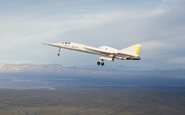 Pelo menos três companhias aéreas estão interessadas na futura aeronave de passageiros - Boom Supersonic/Divulgação