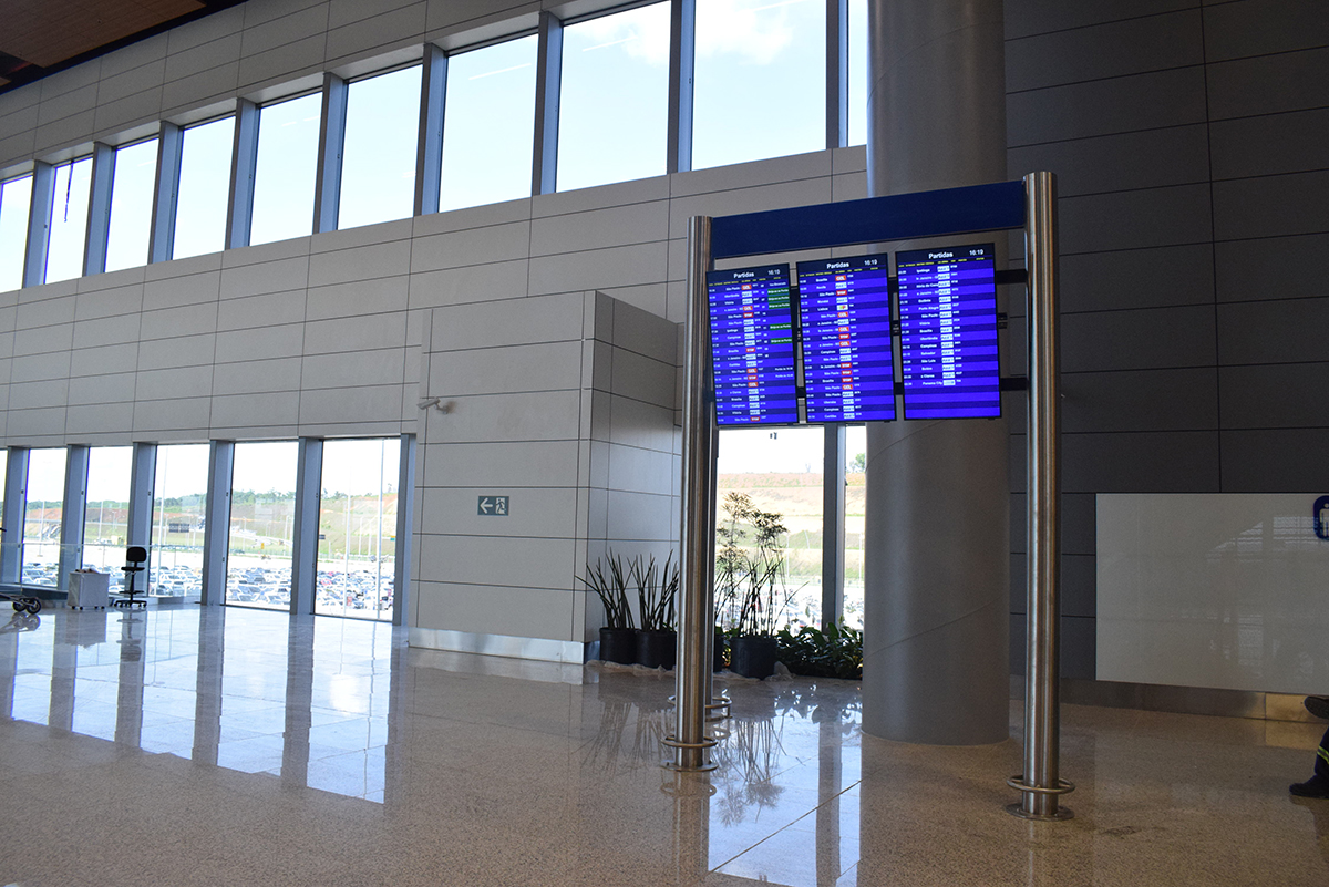 Terminal 2 do aeroporto de Confins, em Belo Horizonte