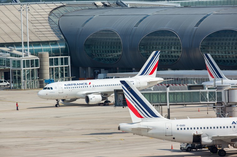 Airbus A318 da Air France em Paris