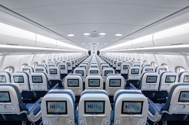 Classe economica do A330 da HiFly