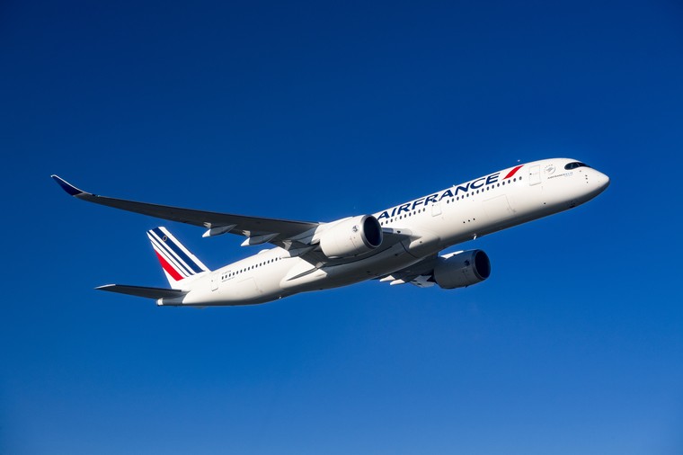 Airbus A350 da Air France em voo