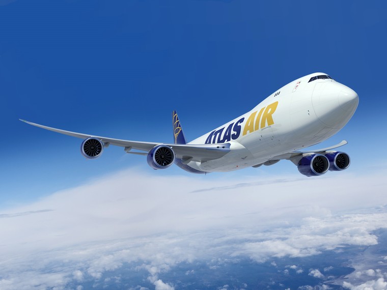 747-8F da Atlas Air que se tornou a última empresa a encomendar o modelo
