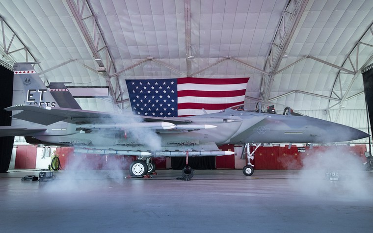 Cerimônia de entrega do F-15EX