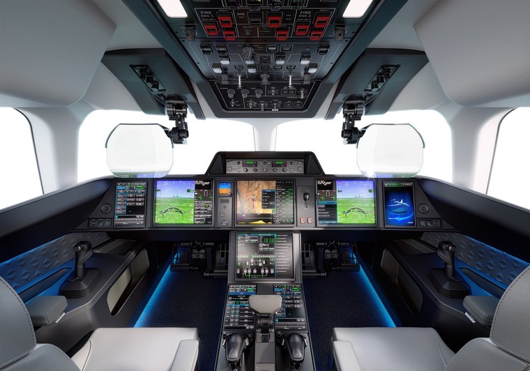 Cockpit do Falcon 10X