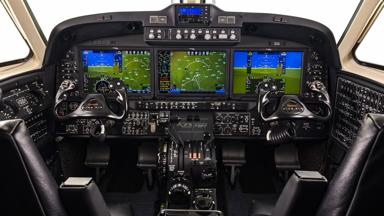 Cockpit Collins Pro Line Fusion do King Air 360