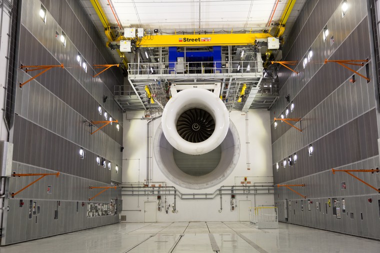 Novo centro de ensaios de motores da Rolls-Royce