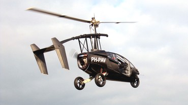 híbrido de motocicleta e helicóptero