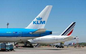 Grupo Air France-KLM anunciou a suspensão de voos para Kiev, no último sábado - Divulgação