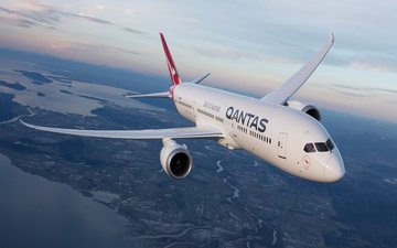 Imagem Qantas realiza o voo comercial mais longo de sua história 