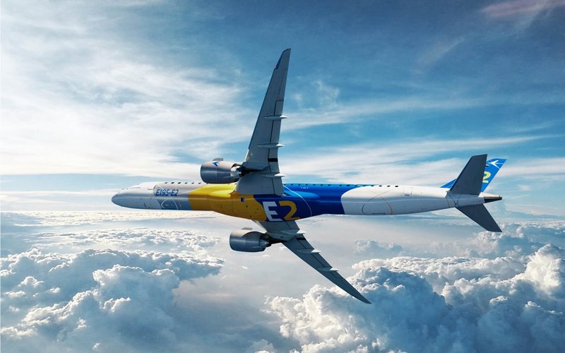 Embraer entregou 48 jatos comerciais em 2021 - Divulgação