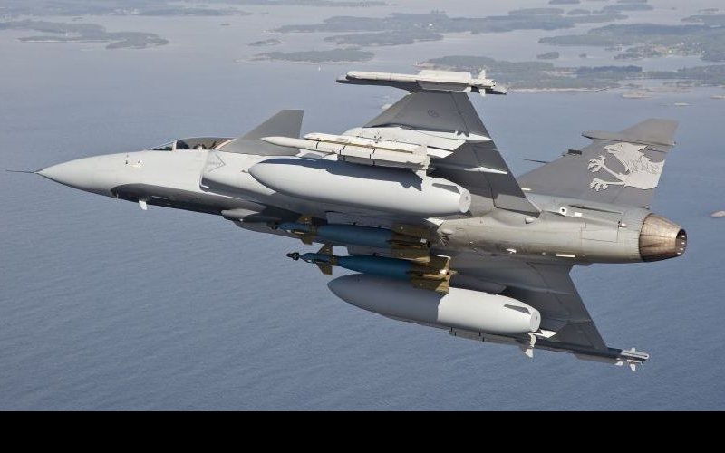 Gripen C é atualmente o principal avião em uso pela força aérea da Suécia - Força Aérea Sueca