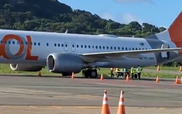 Incidente aconteceu uma semana após um Embraer E195-E2 da Azul Linhas Aéreas passar pela mesma situação - Reprodução/Redes Sociais