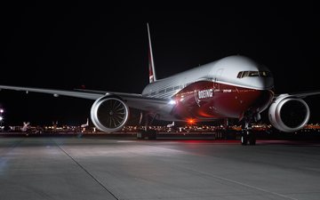 Imagem Boeing 777X terá painel touch screen