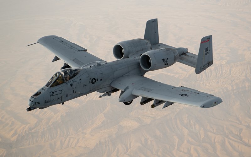 El A-10 Thunderbolt II se encuentra entre los mejores aviones de ataque aire-superficie - USAF