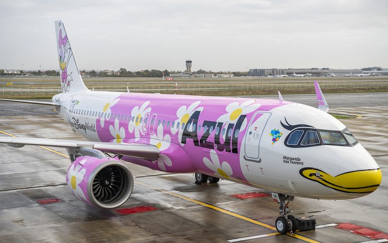 A320neo recebeu pintura inspirada na Margarida - Airbus
