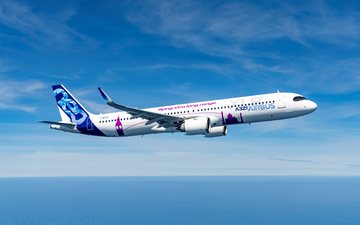 Airbus A32XLR será utilizado nas principais rotas transatlânticas - Divulgação