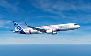 Airbus A32XLR será utilizado nas principais rotas transatlânticas - Divulgação