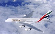 Emirates opera dez voos diários para Londres. - Divulgação