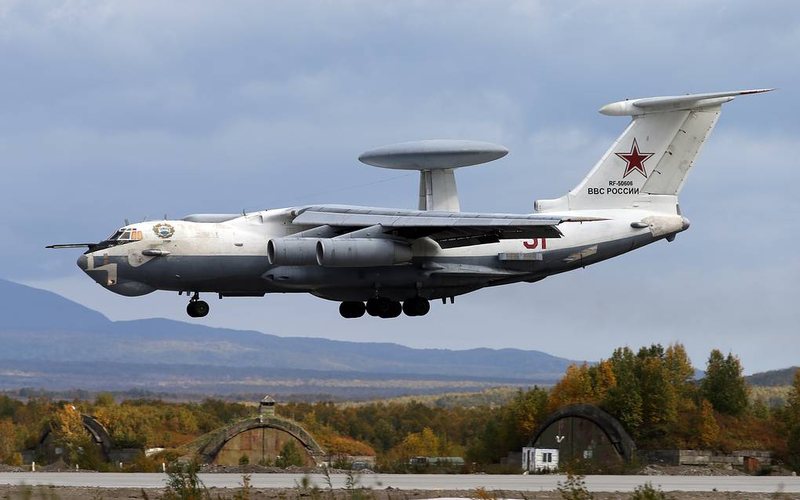 A-50 é derivado do cargueiro IL-76 para missões estratégicas de vigilância aérea - TASS/ Marina Lystseva