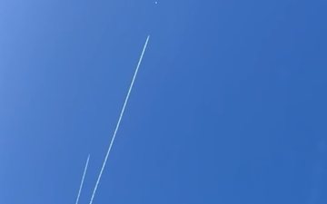 Caças F-22 monitoraram de perto o misterioso balão - Captura de vídeo