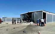 Uma das aeronaves caiu em um hangar do aeroporto de Watsonville - City of Watsonville/Divulgação
