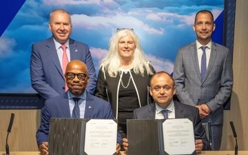 O acordo foi assinado durante o primeiro dia do Farnborough Airshow 2024, no Reino Unido - Boeing