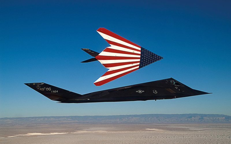 O F-117 Nightwak foi aposentado oficialmente pela Usaf em 2008 - Divulgação