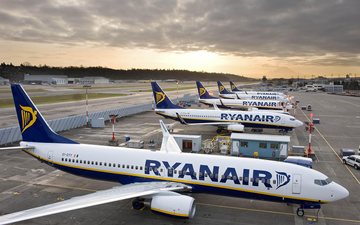 Ryanair prevê transportar mais de 180 milhões de passageiros em 2023 - Divulgação