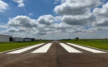 Com recursos do Fundo Nacional da Aviação Civil (FNAC), obras de melhorias no aeródromo possibilitará receber aeronaves do porte do ATR42 - Divulgação