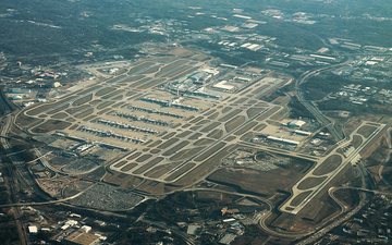 Aeroporto de Atlanta o mais movimentado do mundo em termos de passageiros e aeronaves - Divulgação
