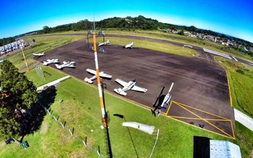 Aeroporto de Canela iniciou obras de modernização e retomada dos voos regulares - Divulgação