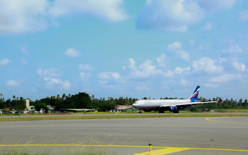 O aeroporto internacional de Colombo, maior cidade do país, é o único da categoria que justifica a sua existência - Bandaranaike International Airport/Twitter