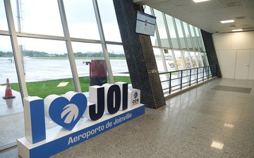 Boa parte da estrutura do aeroporto catarinense foi ampliada - CCR Aeroportos/Lucas Correia