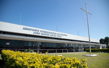 Fachada do terminal de passageiros do aeroporto de Pelotas - Divulgação