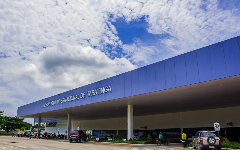 Um dos aeroportos beneficiados será o de Tabatinga, na tríplice fronteira com a Colômbia e com o Peru - Foto: Ailton Santana