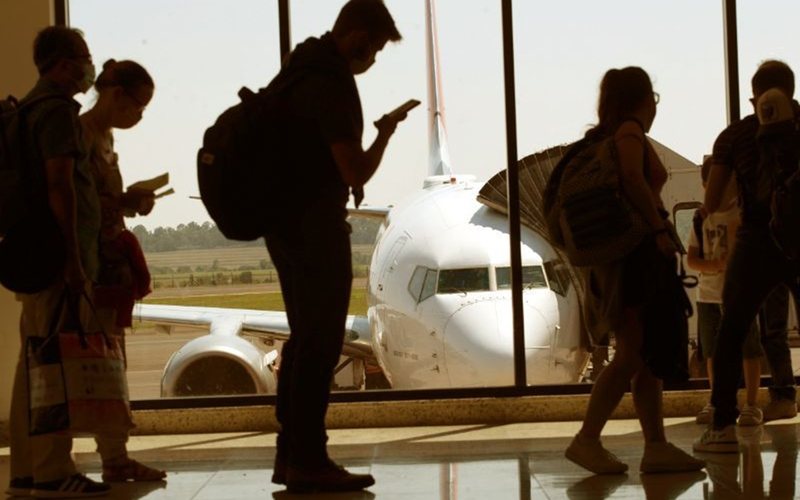 A alta percentual foi mais expressiva nos voos internacionais, com crescimento de 73% - CCR Aeroportos/Divulgação