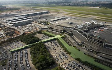 Guarulhos é atualmente o segundo maior aeroporto da América do Sul - Divulgação/Delfim Martins